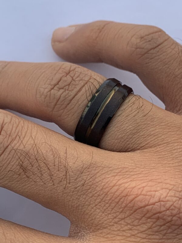 Raven Stripe Ring - Image 2