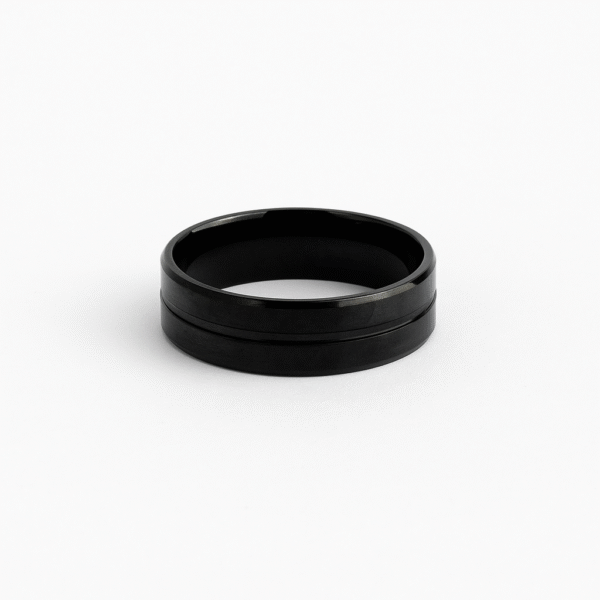 Raven Stripe Ring
